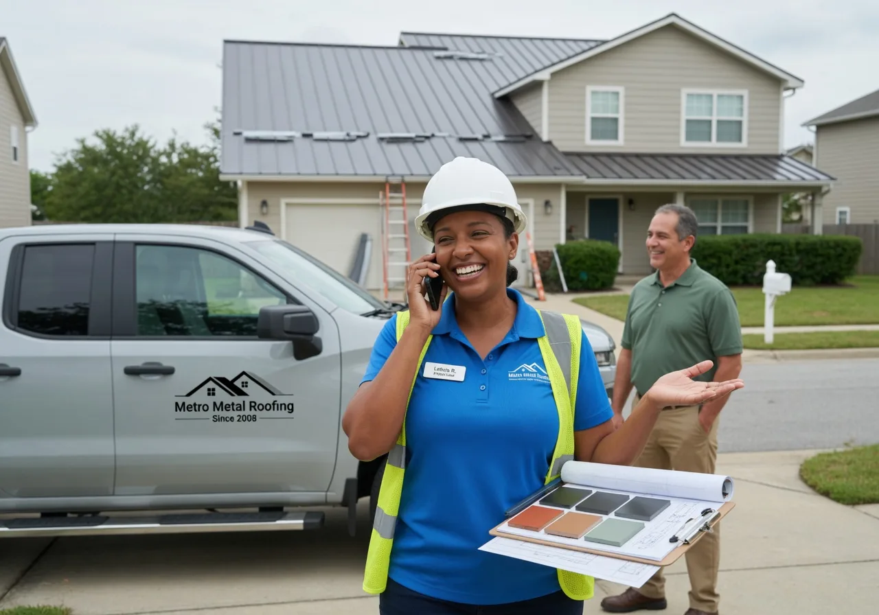 Storm Damage Metal Roof Repair in Montpelier Station, VA